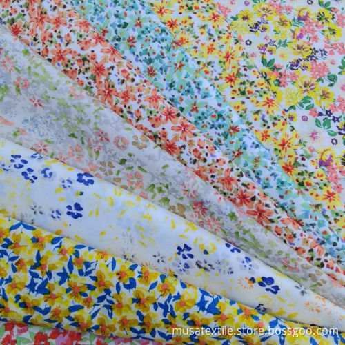 Lawn Liberty Flower Print 100% Cotton Poplin Fabric